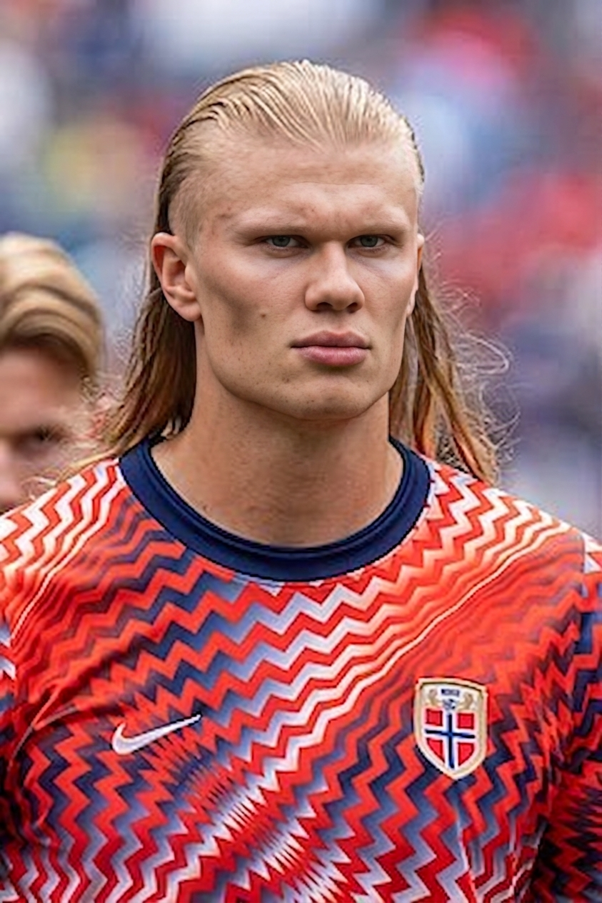Give him a super chiseled and defined jawline, handsome aest
